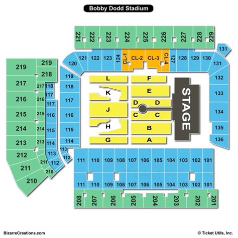 Bobby Dodd Stadium Seating Chart | Seating Charts & Tickets