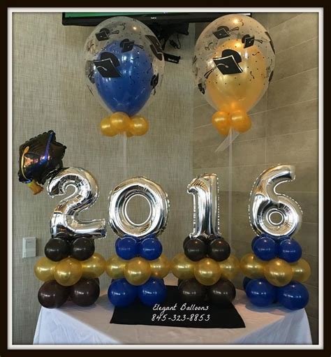 Balloon numbers for a graduation party. | Decoraciones para fiesta de graduado, Ideas de fiesta ...