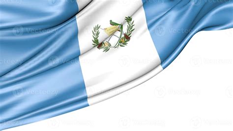 bandera de guatemala aislado sobre fondo blanco, ilustración 3d 6783723 ...