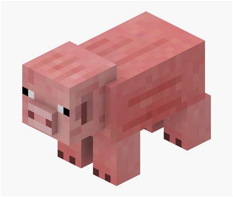 Spinning Minecraft Pig Gif, HD Png Download - kindpng