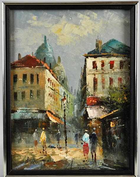 Paris Street Scene Oil Painting at PaintingValley.com | Explore collection of Paris Street Scene ...