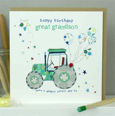 great grandson birthday card by molly mae | notonthehighstreet.com