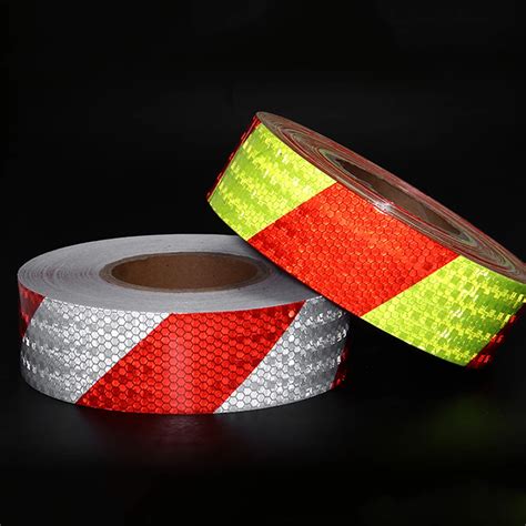 Shining Reflective Safety Warning Tape Self Adhesive Twill Printing ...