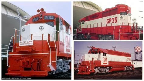 General Motors Newest Locomotive EMD GP35 Introduced in 1964 in the USA ...