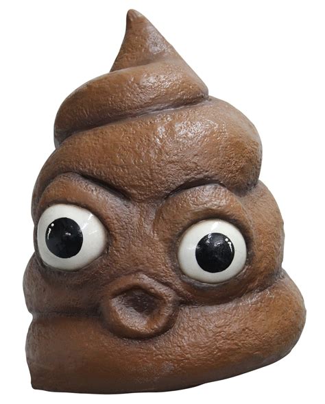 Kackhaufen Emoji Maske | Poop Maske | Horror-Shop.com