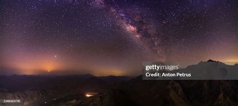 Mount Sinai At Night Under The Starry Sky With The Milky Way Sinai Mountains Egypt High-Res ...