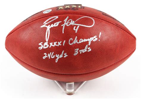 Brett Favre Signed Super Bowl XXXI Official NFL Game Ball Inscribed "SB ...