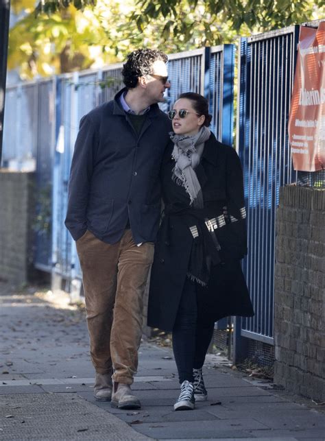 FELICITY JONES and Charles Guard Out in London 10/22/2019 – HawtCelebs