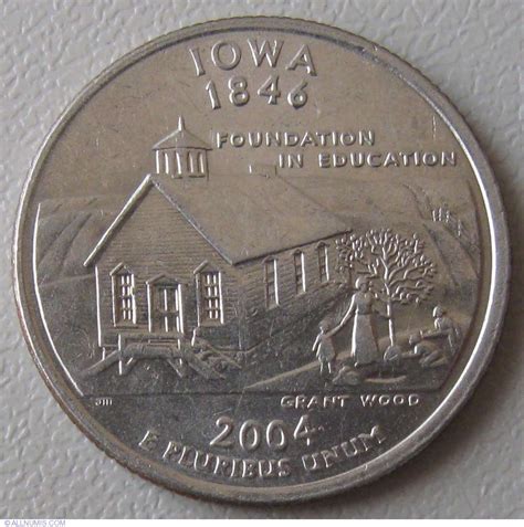 Coin of State Quarter 2004 D - Iowa from United States of America - ID 1112