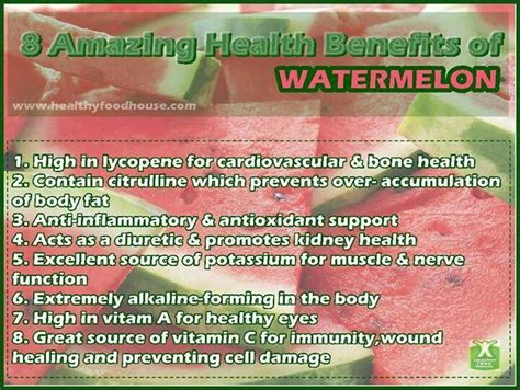 Benefits of Watermelon