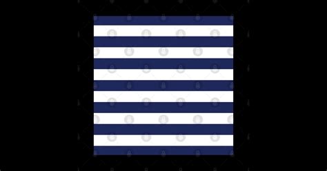 Navy Blue and White Stripes - Navy Blue - Posters and Art Prints | TeePublic