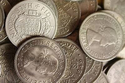 10 HALFCROWNS BULK LOT OF OLD BRITISH COINS | eBay