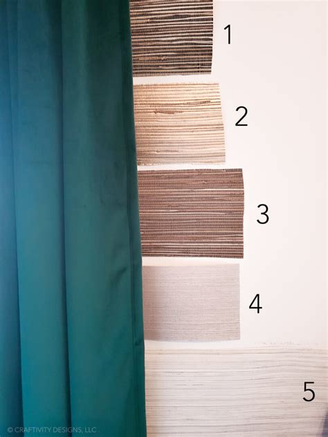 Grasscloth Wallpaper Accent Wall in a Master Bedroom – Craftivity Designs