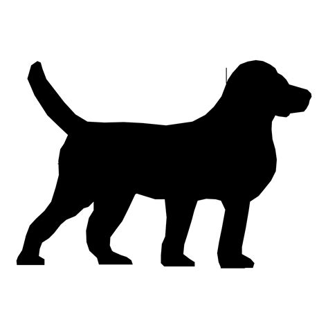 Dog Silhouette Drawing 05 Free Stock Photo - Public Domain Pictures