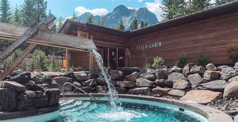 You can book this entire spa in Kananaskis for your household right now ...