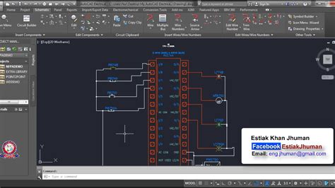 Electrical Wiring Autocad Drawing