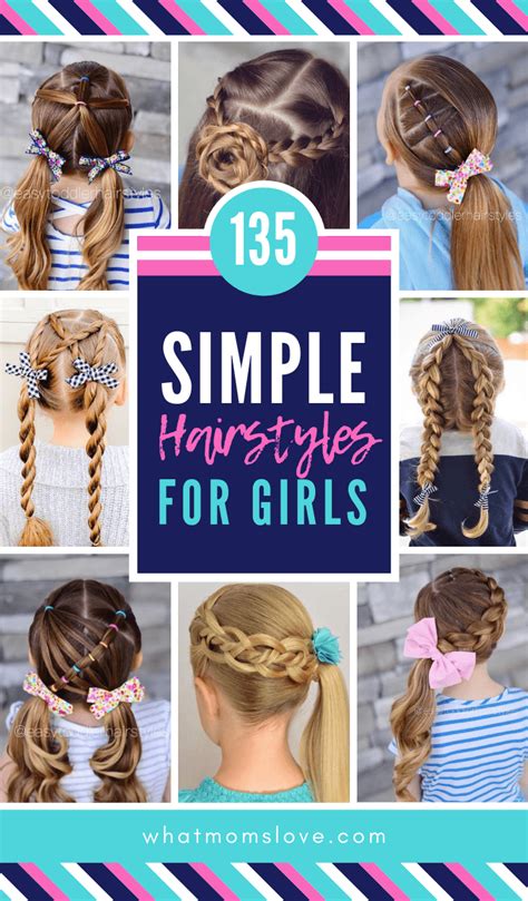 Easy Girls Hairstyles For Toddlers, Tweens & Teens - what moms love