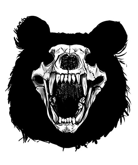 Bear Skull Cartoon | PeepsBurgh