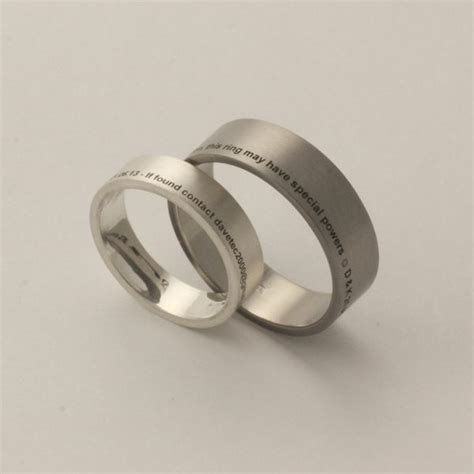 Wedding Ring Engraving Ideas - Stonechat Jewellers