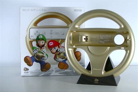 Unboxing Club Nintendo Gold Mario Kart Wii Wheel - YouTube