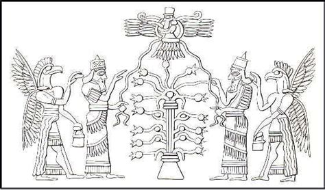 Akkadian Symbols | This illustration shows that the World-Tree ...