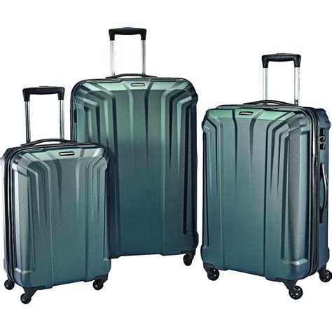 Samsonite - Opto PC Expandable Spinner Luggage Set (3-Piece) - Teal ...