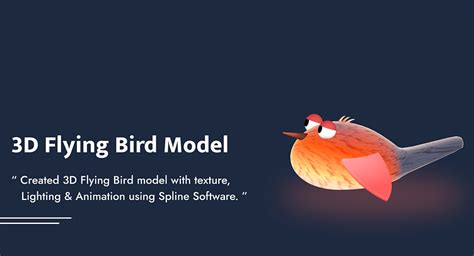 3D Flying Bird by Nitish Purohit on Dribbble