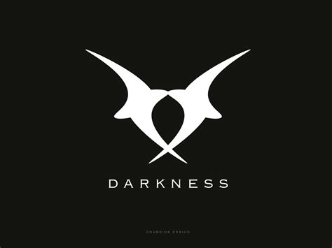 Darkness logo design by Eugen Yakovyshyn on Dribbble