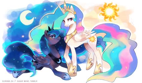 princess celestia & princess luna - My Little poni, pony - La Magia de ...