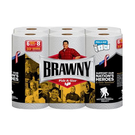 Shop Brawny 6-Count Paper Towels at Lowes.com