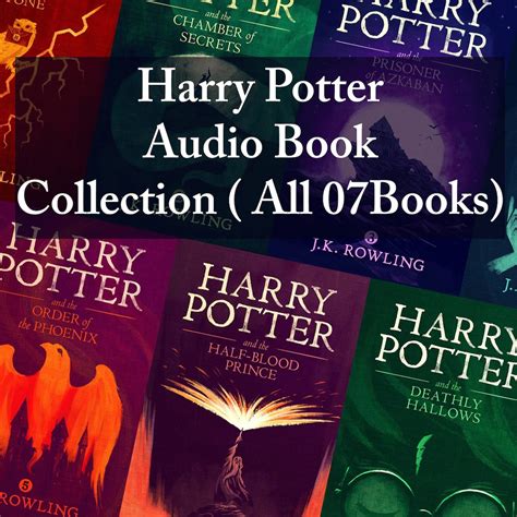 Harry Potter Complete Audio Book Collection 1-7 Narrated By | Etsy