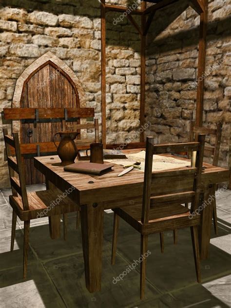 Interior of a medieval watchtower — Stock Photo © FairytaleDesign #52942373