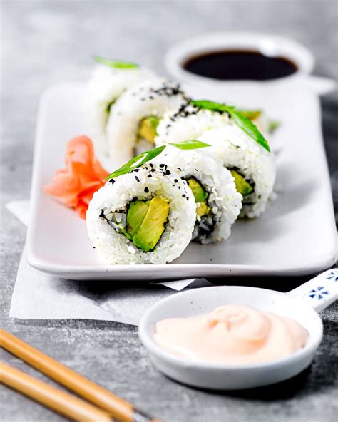 Easy Avocado Sushi Roll - Thank You Berry Much