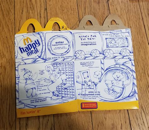 Vintage Mcdonalds Happy Meal Box - Etsy