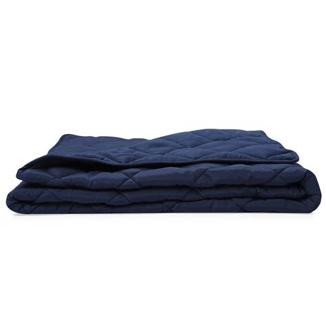 BlanQuil Basic 12lb Weighted Blanket in Navy - Walmart.com