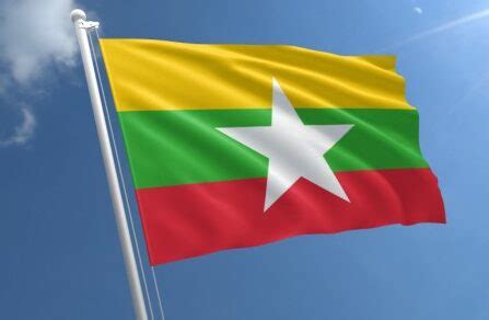 National Flag of Burma | Burma National Flag History, Meaning and Pictures