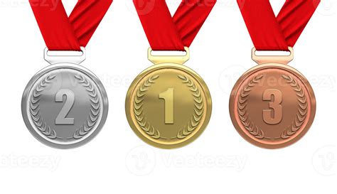 Gold Silver Bronze Medal Png