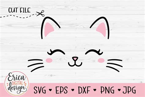 Cats svg Kitty whiskers svg Cat face svg Whiskers svg Cat svg Cute cat svg Cat face print Kitty ...