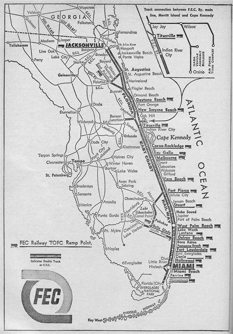 Florida East Coast: "Flagler System" Florida East Coast, Florida City ...