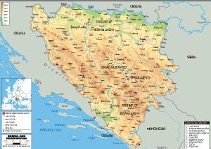 Bosnia and Herzegovina Map (Road) - Worldometer