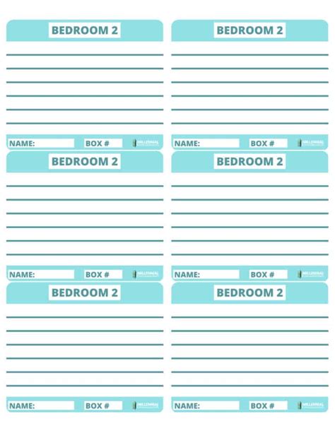 Free Moving Labels: DIY Printable Moving Labels - October 2020