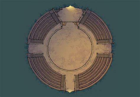 The Circus Tent battle map by 2-Minute Tabletop