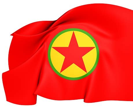 Kurdistan Workers Party Flag Stock Photo - Download Image Now - Flag ...