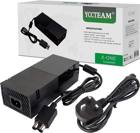 Xbox One Power Supply Brick, AC Adapter Power Supply: Amazon.co.uk ...