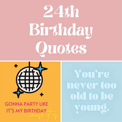 Happy 24th Birthday Quotes + Captions - Darling Quote