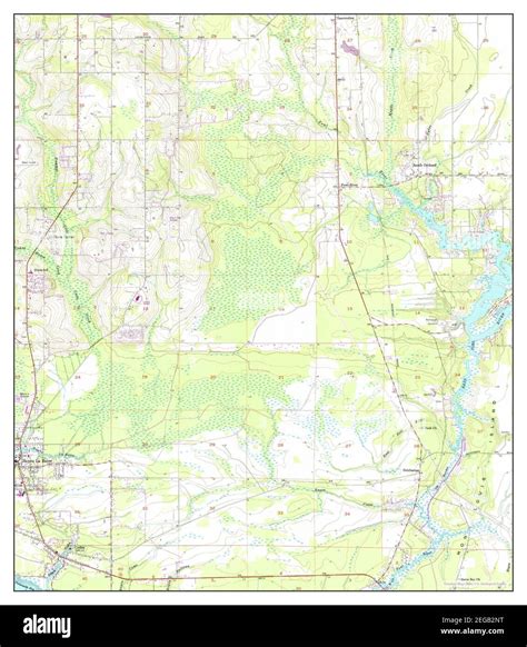 Coden, Alabama, map 1956, 1:24000, United States of America by Timeless Maps, data U.S ...