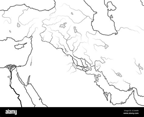 Mapa Mundial DE MESOPOTAMIA: Šumer, Akkad, Babilonia, Asiria, Tigris y Eufrates. Gráfico ...