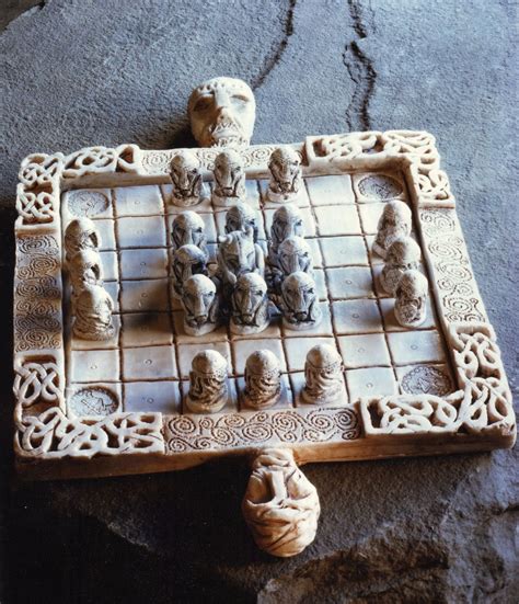 Celtic Chess Set aka. Fidchell - Etsy Hong Kong