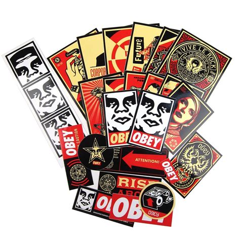 Obey: Obey Sticker Pack | Stickers, Love stickers, Obey art