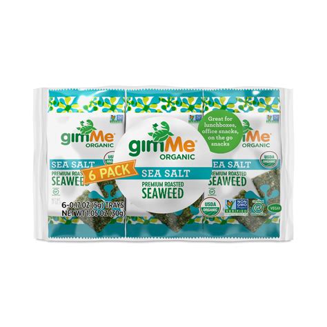 Gimme Seaweed Snacks Multipack, Sea Salt | Thrive Market